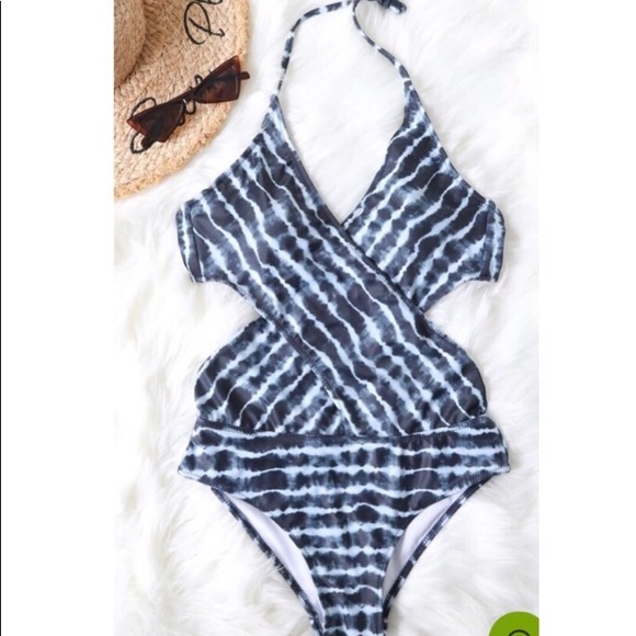 Other - Dark Blue One Piece Swimsuit